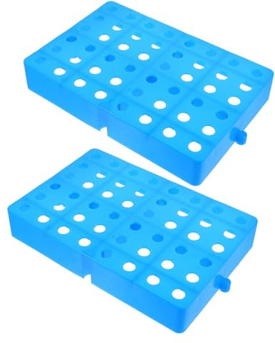 Lurrose 2 Paletas De Almacenamiento Para Sótano Plataforma Utilitaria Plataforma De Almacenamiento Industrial Rejillas De Plástico Para Suelo Paletas De Plástico Para Almacén