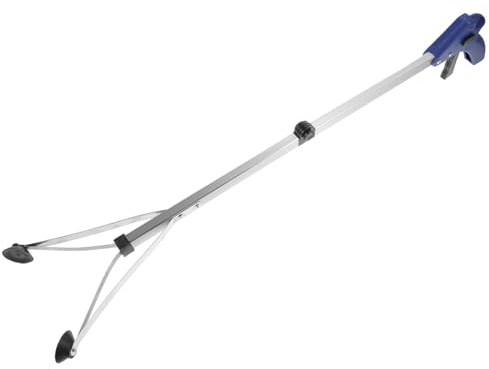 VERDANVERSE Pince Ramasseur Pliante pour Déchets Domestiques Clip à Ordures avec Poignée Rotative Accessoire Pratique pour Ramassage Intérieur et Extérieur pour Personnes à Mobilité Réduite