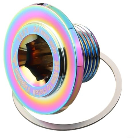 Besttoolifes Ensemble de boulons de bras de manivelle auto-extracteurs 24 mm/30 mm en alliage d'aluminium de rechange compatible avec pédaliers Aldhu Road avec intérieur et extérieur (boulon L)