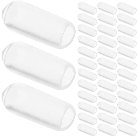 OSALADI 200pcs Embouts de Bandeau en Caoutchouc pour Diy, Extrémités Arrondies Résistantes la Déformation, Accessoires pour Serrage-tête, pour Occasions Spéciales