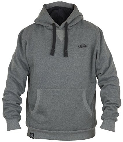 Fox Hoody Chunk Ribbed Kapuzenpullover, Größe:S, Farbe:Grey (grau)