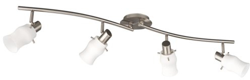 Massive Arco da soffitto in metallo, E14, bianco, 90 x 12 x 14,5 cm