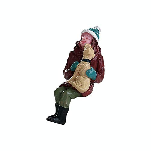 Lemax Figurine Village de Noël : Puppy Kisses - 82587