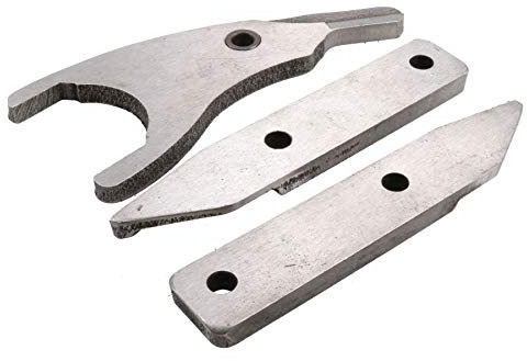 Air Metal Shear Cutter Cutting 3pc Blade Set Centre for Steel Aluminium 18 Gauge