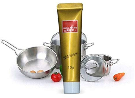 3PCS FIXINI All Metal Polish Cream - Premium Metal Polish - Cleaner and Polishing Cream for Sterling Silver, Gold, Brass, Chrome, Copper, and Other Metals - Metal Polish Paste - Fast Effective