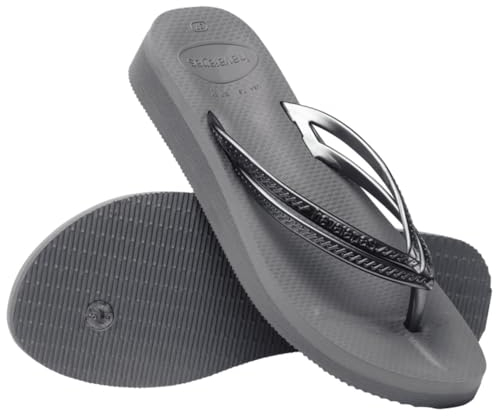 Havaianas Wedges, Infradito Donna, Grigio (Grigio Acciaio), 42 EU