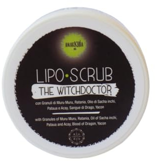Lipo Scrub – The WITCHDOCTOR - Scrub Capelli Ricci, Lisci e Mossi - Unguento scrubbante restitutivo e protettivo - Con Sangue Di Drago, Olio Essenziale di Salvia Bianca, Radice di Yacon - 100 ML