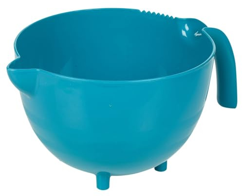 URBN-CHEF Large Plastic Mixing Measuring & Dispensing Jug Pitcher with Pouring Spout Kitchen (Teal)