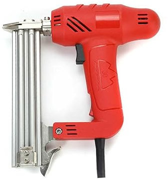 Electric Nailer Gun & Staple Gun - 2 in 1 Heavy Duty with Contact Safety | 15-32mm 18 Gauge for Upholstery, Carpentry, Woodworking - DIY Project Helper