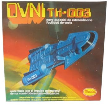 OPO 10 - Juguete Antiguo Cometa Madel años 70 OVNI TH-003 Nave Espacial OVNI - Juego Vintage 403