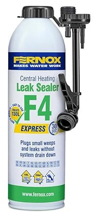 LavaTap – Fernox F4 Express Leak Sealer 400ml - Central Heating Leak Sealer Spray for Radiator and Pipe Leak Repair, Stop Leak Solution for Sealed Systems