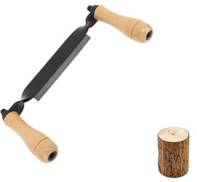 Gugxiom Draw Knife, Draw Shave Knife, Straight Draw Shave Tool, Felled Draws Shave Tool, Tree Bark Peeler Tools, Bark Removal Tools, Debarking Hand Tools for Carpenter, Woodworker and Gardener