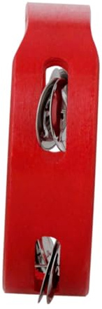 Beaupretty Holz Tamburin mit Klingelnden Schellen Ergonomischer Griff Leichte Handtrommel Robustes Musikinstrument für Mädchen Pädagogisches mit Hellem Klang