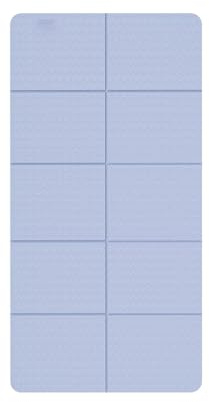 Tapis de Yoga Pliable,Tapis D'Exercice Voyage Femme & Homme,Tapis de Fitness LéGer,Tapis de Comfort Gymnastique,pour Lamaison,AéRobic,Perte Poids,MéDitation, avec Sac de Rangement(Blue)