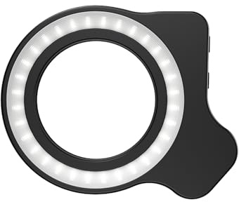 Chenxi Studio Professionale Regolabile Macro Fotografia Luce Con 37mm 52mm Adattatore Adatto Per Smartphone & Fotocamera 45 Modalità di Illuminazione USB C Ricaricabile Telefono Lente Luce