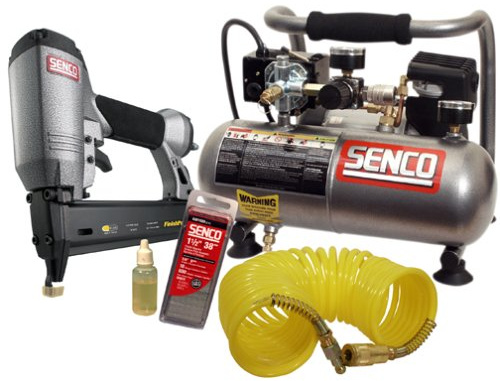 Senco PC0946/FP15KIT FinishPro 15 5/8, 1-1/4 Kit de cloueuse/compresseur de calibre 18