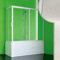 Forte BS371000001 Box Vasca Skipper Angolo PVC-Acrilico (70 x 160 x h 150 cm) riducibile-reversivibile, Bianco