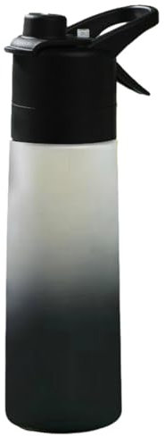 650 ml Water Spray Bottle - Function Mist and Water Bottle for Sports, Portable and Reusable with Spray Function for Gym, Running, Cycling and Outdoor Activities
