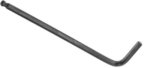 CoCud L-Handle Ball End Hex Key Wrench, 5mm Metric 126mm Length, CR-V L-Shape Hexagon Head Wrenches Spanner Black - (Applications: for Home Repair and Mechanical Maintenance), 1-Piece