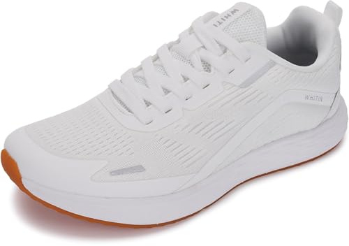 WHITIN Women’s Wide Toe Box Road Running Shoes | Zero Drop Width Sneaker Size 7 White 37
