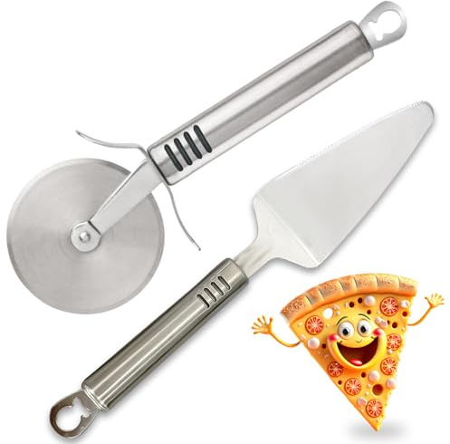 AEX Pizza Cutter Wheel Stainless Steel Pizza Slicer with Cover