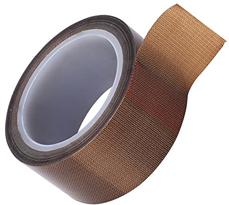 Hitzebeständiges Isolierendes PTFE-Thermoband, Rolle 10 M, für Verbrauchsmaterialien von Vakuumiermaschinen (Dicke 0,13 * Breite 13 mm * Länge 10 m)