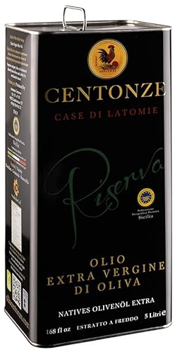 Centonze - Olio Extra Vergine di Oliva - I.G.P. Sicilia - Latta Litografata 5L