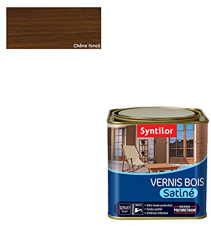 Syntilor - Vernis Bois Chêne Foncé Satiné 0,75L