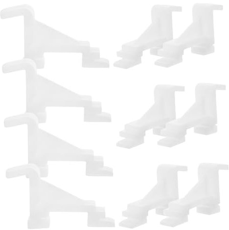 FUNOMOCYA 10piezas Mosquetón De Plástico Clips Para Estantes De Refrigerador Clips De Plástico Para Congelador Organizador De Estantes De Frigorífico Accesorios De Repuesto Para De Refrigera