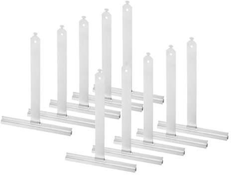 QUARKZMAN 10 Pcs Ressorts pour Volet Roulant Maxi Ressorts de Volet Roulant Ressort de Fixation En Aluminium Inox pour Suspendre Les Lattes de Volet Roulant
