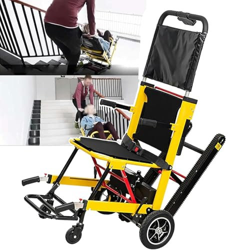 XZLZMYP D, Elektrischer Treppenlift Faltbar Leicht Elektrischer Rollstuhl Mobile Tragbare Treppenlift Multifunktional Treppensteiger Trolley Kann Treppen Hoch Und Runter Gehen