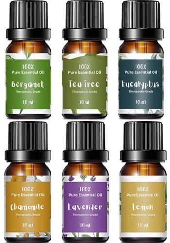 GARDMA Laundry Essential Oils | 100% Pure Therapeutic Grade Aromatherapy Essential Oil Set - Top 6 | Dryer Balls, Diffusers, Soaps, Candles | Lavender, T