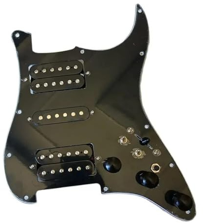 Standard Schlagbrett-Tonabnehmer Vorverdrahtetes Geladenes ST-Schlagbrett-Set HSH-Humbucker-Tonabnehmer Coil-Split-Gitarre Für ST-Gitarrenzubehör