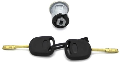 MEXWLOP Zündschlosszylinder mit 2 Schlüsseln, for Ford, for Focus, 1998–2005 Schließsystem für Fahrzeugtüren