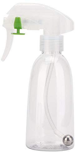 Sprayflaska för Hår, ABS 200ml Transparent Frisörsprayflaska Vattensprayflaska för Hår med Mjuk Slang för Salong och Hemmabruk (vattenkokare)