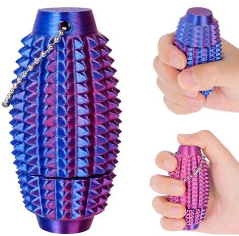 Ainiv Little Ouchies Pain Fidget, Sensorik Spielzeug | Spiky Grippie Stim Keychain, Fidl Bitz Fidget Toys, Pocket Mini Fidget Toy, ADHS Spielzeug für Stressabbau und Fokus