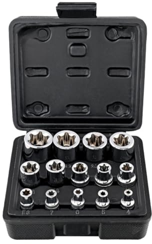 MEIZHITU Juego De Llaves De Vaso Juego De Herramientas De 14 Piezas, Juego De Dados, Kit De Herramientas Manuales De Uso Doméstico General con Estuche De Almacenamiento Herramientas Manuales