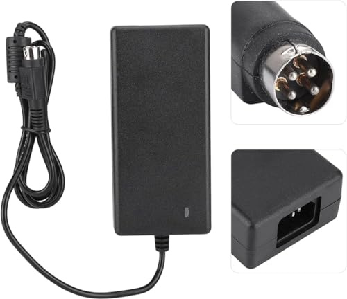 12V 5A AC Adapter, 60W 4 Pin Laptop Charger, Power Adapter 12V Laptop with Multiple Safety Protections for LCD Notebook and Compatible Devices