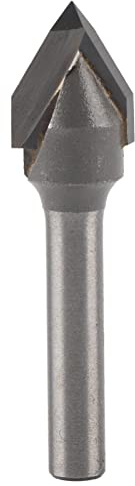 Garosa Router Bit 60 Gradi V-type per Lavorazione del Legno con Lega YG6 e Gambo 6 Mm in Acciaio Carbonio 45# (Coltello a forma di V a 60 gradi 6X1/2)