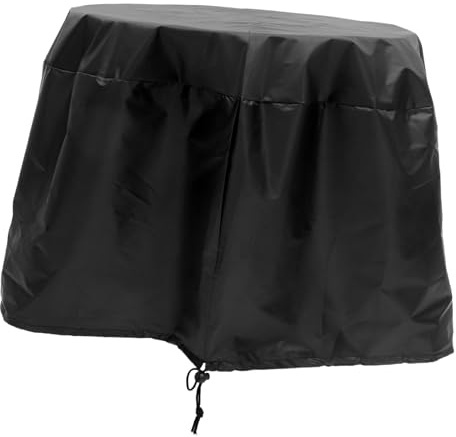 TOGEVAL Housse Barbecue Extérieur Imperméable Oxford Protection UV Résistante Vent Table Ronde Portable Grill Couverture Anti-poussière Camping