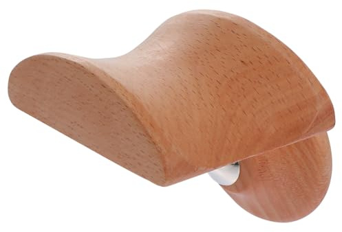 EPIGEIST Wood Headphone Stand Wall Mount Headset Holder Bracket for Over-ear Headphones with Metal Support Suitable for Home and Office Use Natural Wood Finish