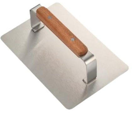 Gralara Pressa per Hamburger in Acciaio Inossidabile, Pressa per Bistecche Rettangolare, Resistente, per Hamburger di Verdure con Torrone Croccante a Fiocco D