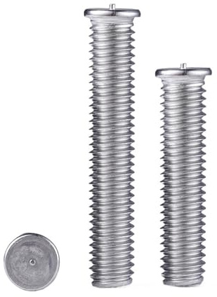 Pernos de soldadura, M3 M4 M5 M6 M8 304 Stainless Steel Welding Screws Spot Welding Studs(35mm,M3-10pcs)