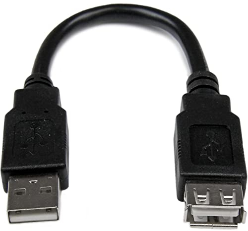 Fully Rated USB Extension Cable A-A (0.1m) USBEXTAA6IN