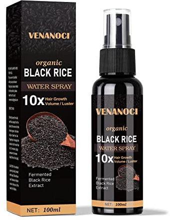 Venanoci Hair Growth Serum, Rice Water Spray for Women & Men Treatment For Hair Loss, Damaged Dry Hair, Hair Regrowth for Thicker Longer Fuller Hair with Castor oil Ginger
