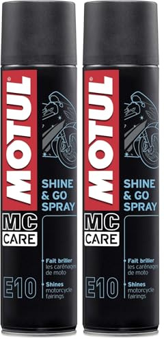 Motul 103175 E10 Shine & Go Spray, 400 ml, 150x20x10 (Packung mit 2)