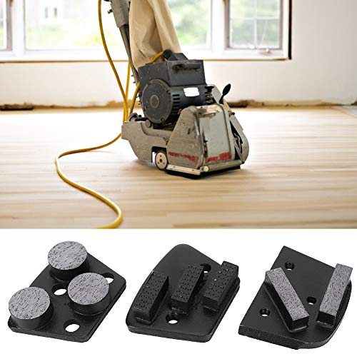 Risegun Diamond Grinding Disc Diamond Grinding Tool Concrete Floor Polishing Pads Set, 3Pcs, Floor Polisher, Stone Disc, 8 Inch, Floor Grinding