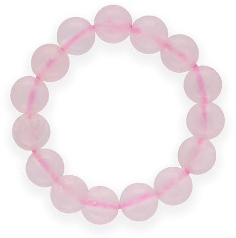 Lebensquelle Plus Edelsteinring elastisch | Edelstein Ring Perle 4mm | Naturstein Anti Stress