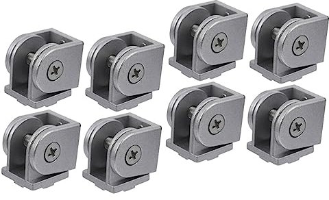 TOPPERFUN 8stücke Zinc Alloy Flexible Pivot Gelenkverbinder Für Aluminiumprofile Verstellbare Und Langlebige Verbindungslösungen Drucker Cnc-fräsen Und Roboterprojekte