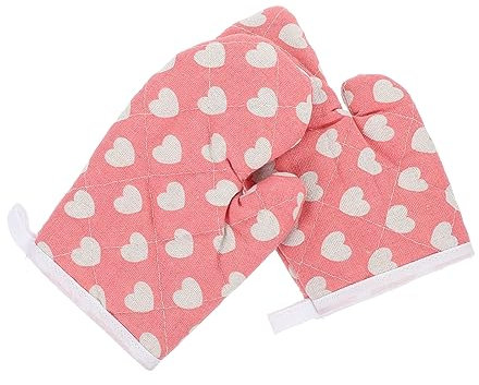 VINTORKY 2stücke Junge Mädchen Ofenhandschuhe Hitzebeständig Baumwolle Anti-verbrühung Kochhandschuhe Für Junge Mädchen Praktische Und Sichere Küchenutensilien Für Kleine